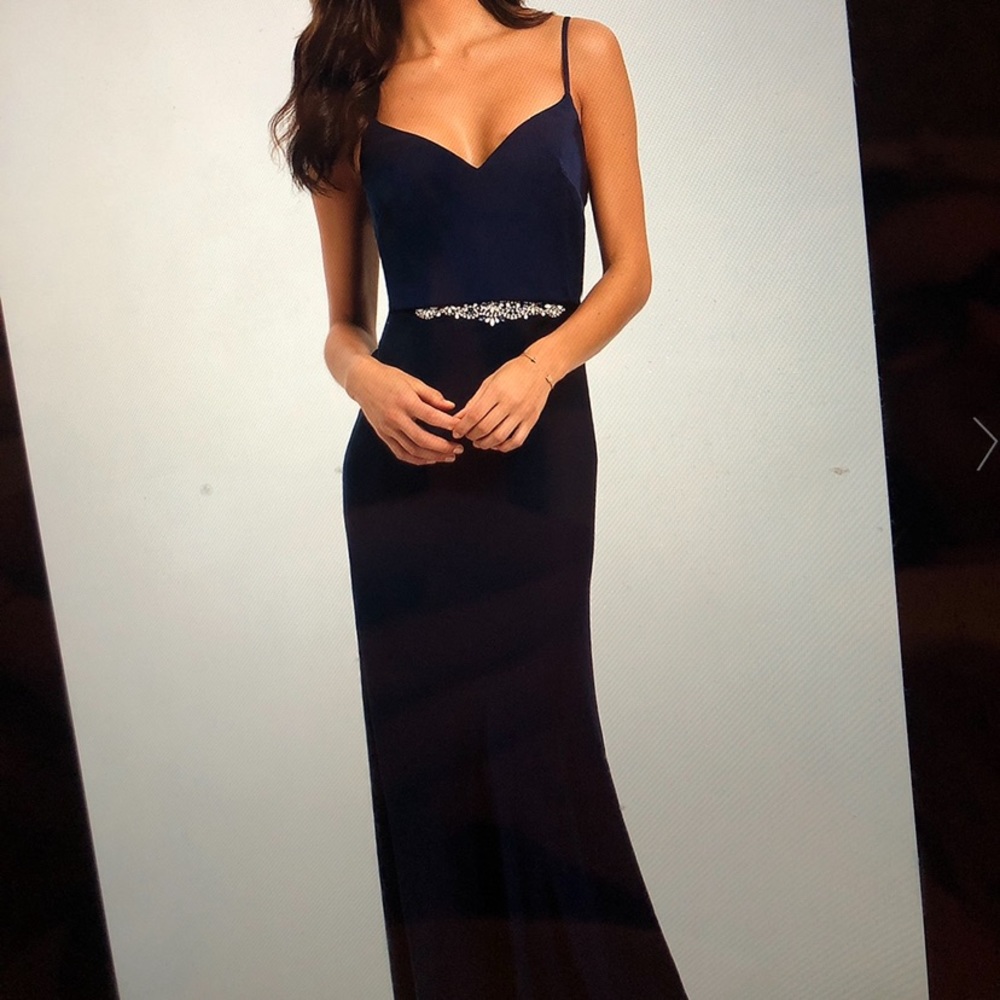 Bridesmaid royal blue never worn dress